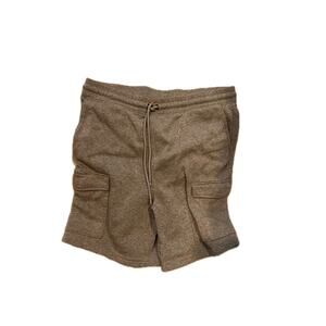 Restricted Gray Cargo SweatShorts Mens Large